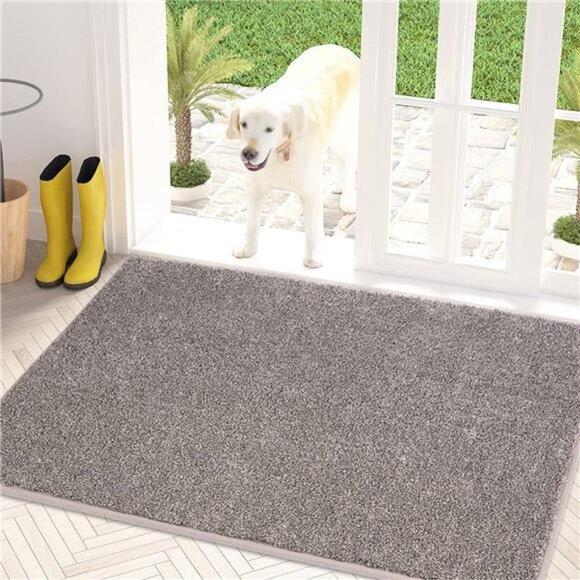31.5" x 47", Non-Slip Machine Washable Entrance Rug, Absorbent Welcome Mat - Picture 2 of 6